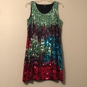 Runway Paris Sequin Party Dress Size Large